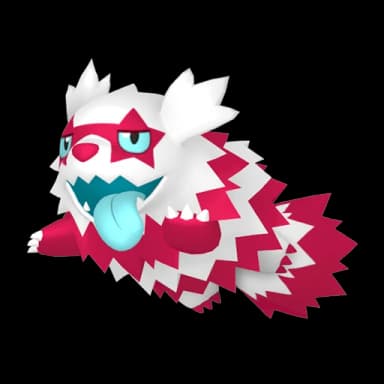 Pokémon HOME Shiny Zigzagoon de Galar oscuro sprite 