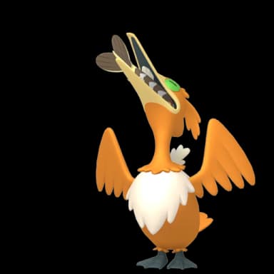 Pokémon HOME Shiny Cramorant (Forma Tragatodo) sprite 