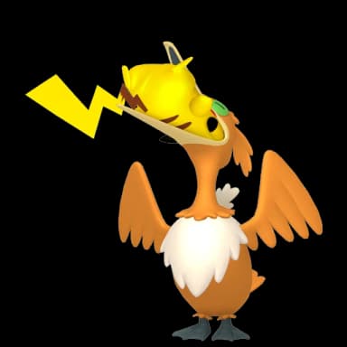 Pokémon HOME Shiny Urgl (Stopfform) sprite 