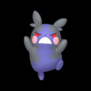 Pokémon HOME Shiny Morpeko (Hangry) sprite 