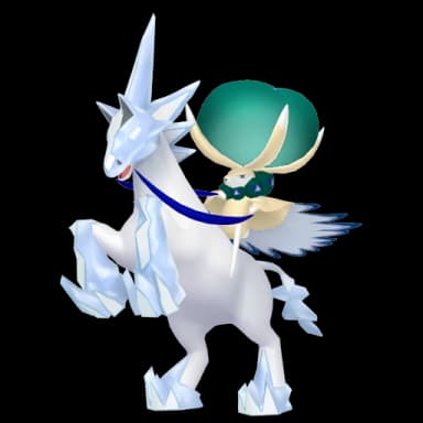 Pokémon HOME Shiny Sylveroy (Ice Rider) sprite 
