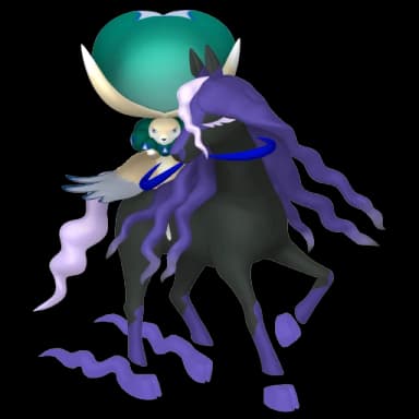 Pokémon HOME Shiny Sylveroy (Shadow Rider) sprite 
