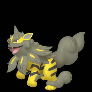Pokémon HOME Shiny Arcanine de Hisui sprite 