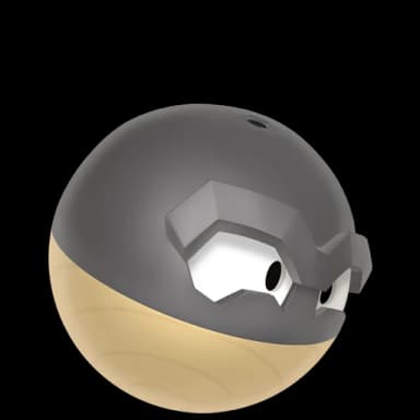 Pokémon HOME Shiny Voltorbe de Hisui sprite 