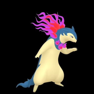 Pokémon HOME Shiny Typhlosion de Hisui sprite 