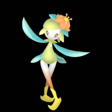 Pokémon HOME Shiny Lilligant de Hisui sprite 
