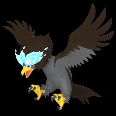 Pokémon HOME Shiny Hisui-Washakwil sprite 