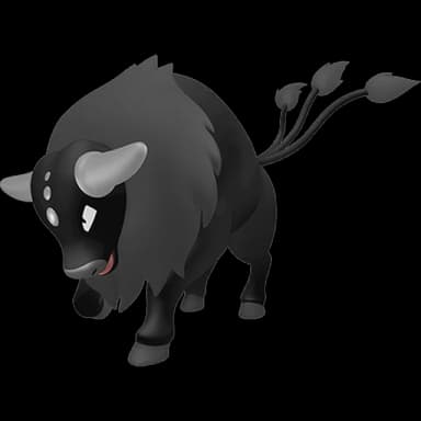 Pokémon HOME Shiny Tauros de Paldea (Raza Combativa) sprite 