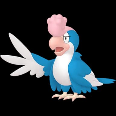 Pokémon HOME Shiny Squawkabilly (Plumagem Azul) sprite 