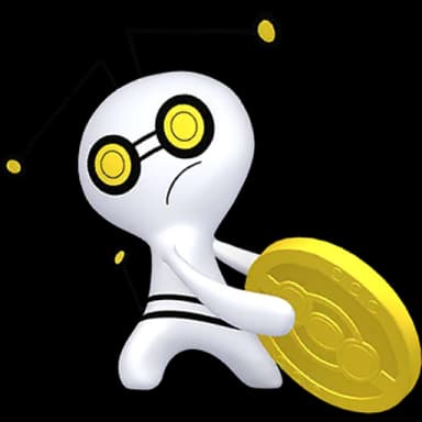 Pokémon HOME Shiny Gimmighoul (Roaming) sprite 