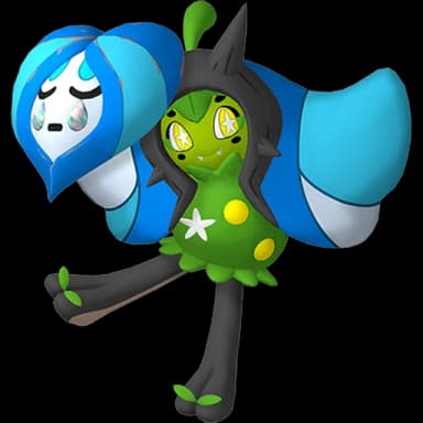 Pokémon HOME Shiny Ogerpon (Wellspring Mask) sprite 