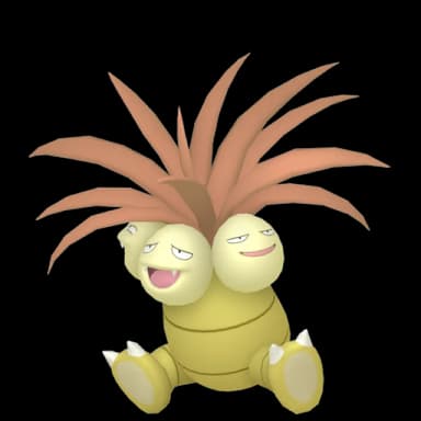 Pokémon HOME Shiny Shadow Exeggutor sprite 