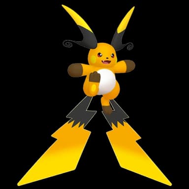 Pokémon HOME Shiny Mega Raichu X sprite 