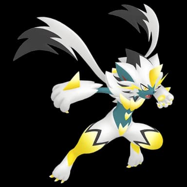 Pokémon HOME Shiny Mega Zeraora sprite 