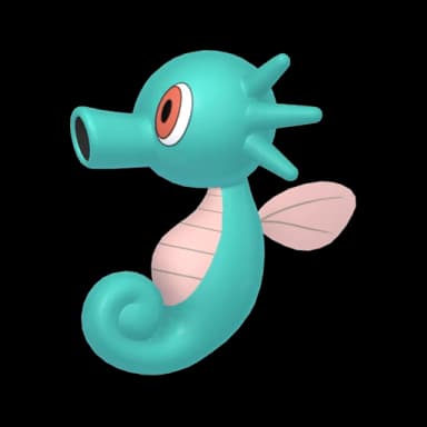 Pokémon HOME Shiny Horsea sprite 