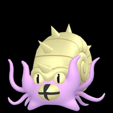 Pokémon HOME Shiny Omastar sprite 