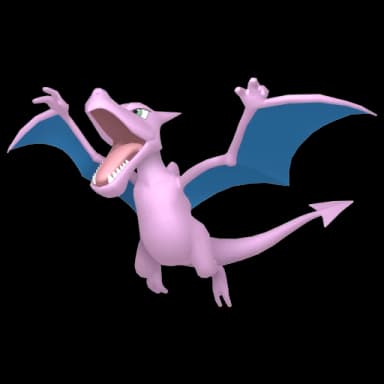 Pokémon HOME Shiny Aerodactyl Sombroso sprite 