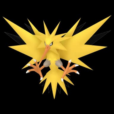 Pokémon HOME Shiny Électhor sprite 