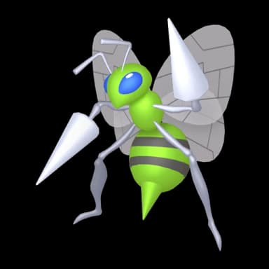 Pokémon HOME Shiny Beedrill sprite 