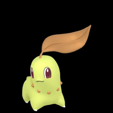 Pokémon HOME Shiny Chikorita sprite 