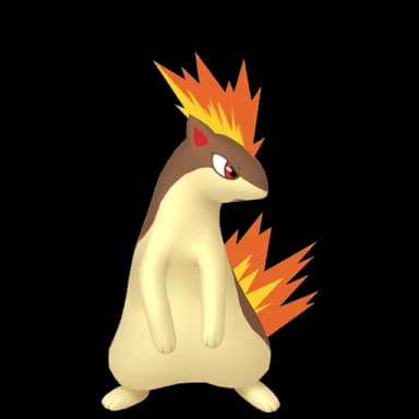 Pokémon HOME Shiny Quilava sprite 