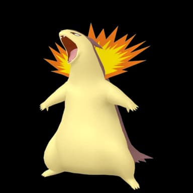 Pokémon HOME Shiny Typhlosion Obscur sprite 