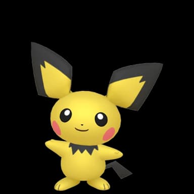 Pokémon HOME Shiny Pichu sprite 
