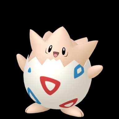 Pokémon HOME Shiny Togepi sprite 