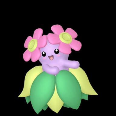 Pokémon HOME Shiny Bellossom sprite 