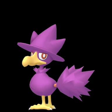Pokémon HOME Shiny Murkrow sprite 