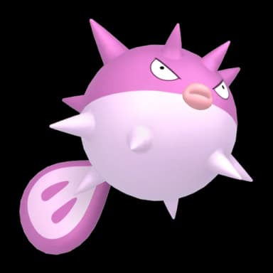 Pokémon HOME Shiny Qwilfish sprite 