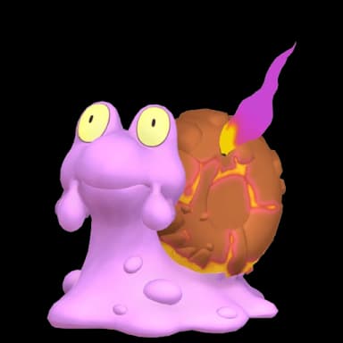 Pokémon HOME Shiny Volcaropod sprite 
