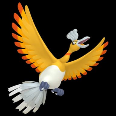 Pokémon HOME Shiny Ho-Oh sprite 