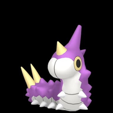 Pokémon HOME Shiny Chenipotte sprite 