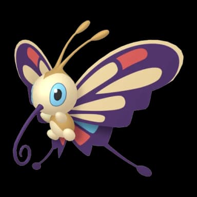 Pokémon HOME Shiny Beautifly sprite 