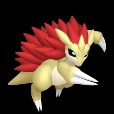 Pokémon HOME Shiny Sandamer sprite 