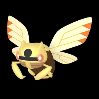 Pokémon HOME Shiny Ninjask sprite 