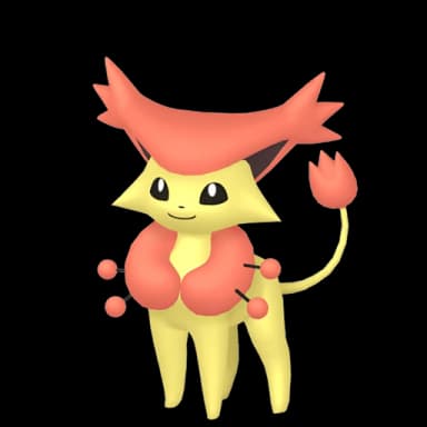 Pokémon HOME Shiny Delcatty sprite 