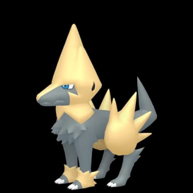 Pokémon HOME Shiny Élecsprint Obscur sprite 