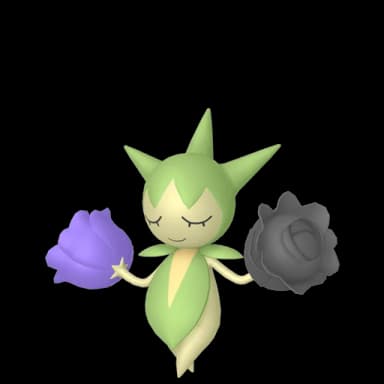 Pokémon HOME Shiny Roselia sprite 