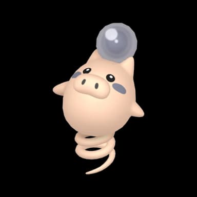 Pokémon HOME Shiny Spoink sprite 