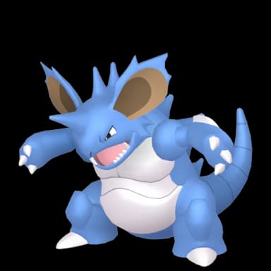 Pokémon HOME Shiny Nidoking sprite 