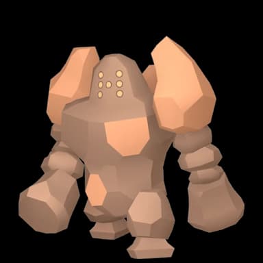 Pokémon HOME Shiny Regirock Sombroso sprite 