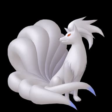 Pokémon HOME Shiny Ninetales sprite 