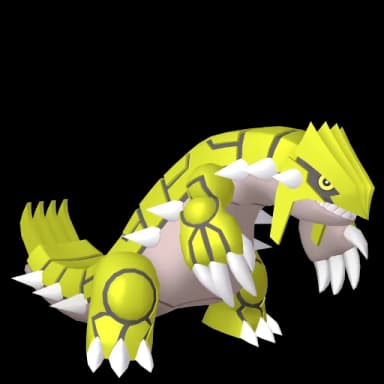 Pokémon HOME Shiny Groudon sprite 