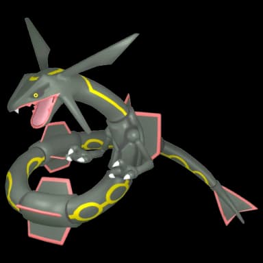 Pokémon HOME Shiny Rayquaza sprite 