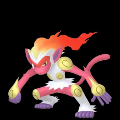 Pokémon HOME Shiny Crypto-Panferno sprite 