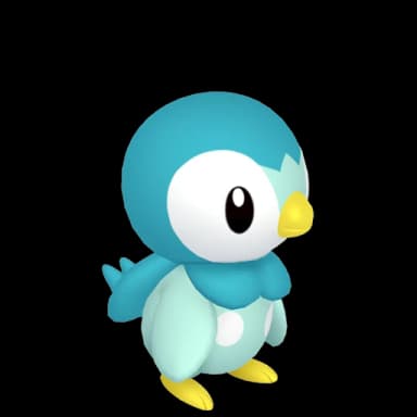Pokémon HOME Shiny Piplup sprite 