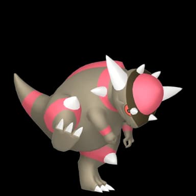 Pokémon HOME Shiny Charkos Obscur sprite 