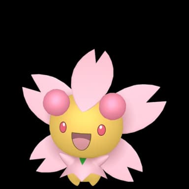 Pokémon HOME Shiny Ceriflor (Temps Ensoleillé) sprite 